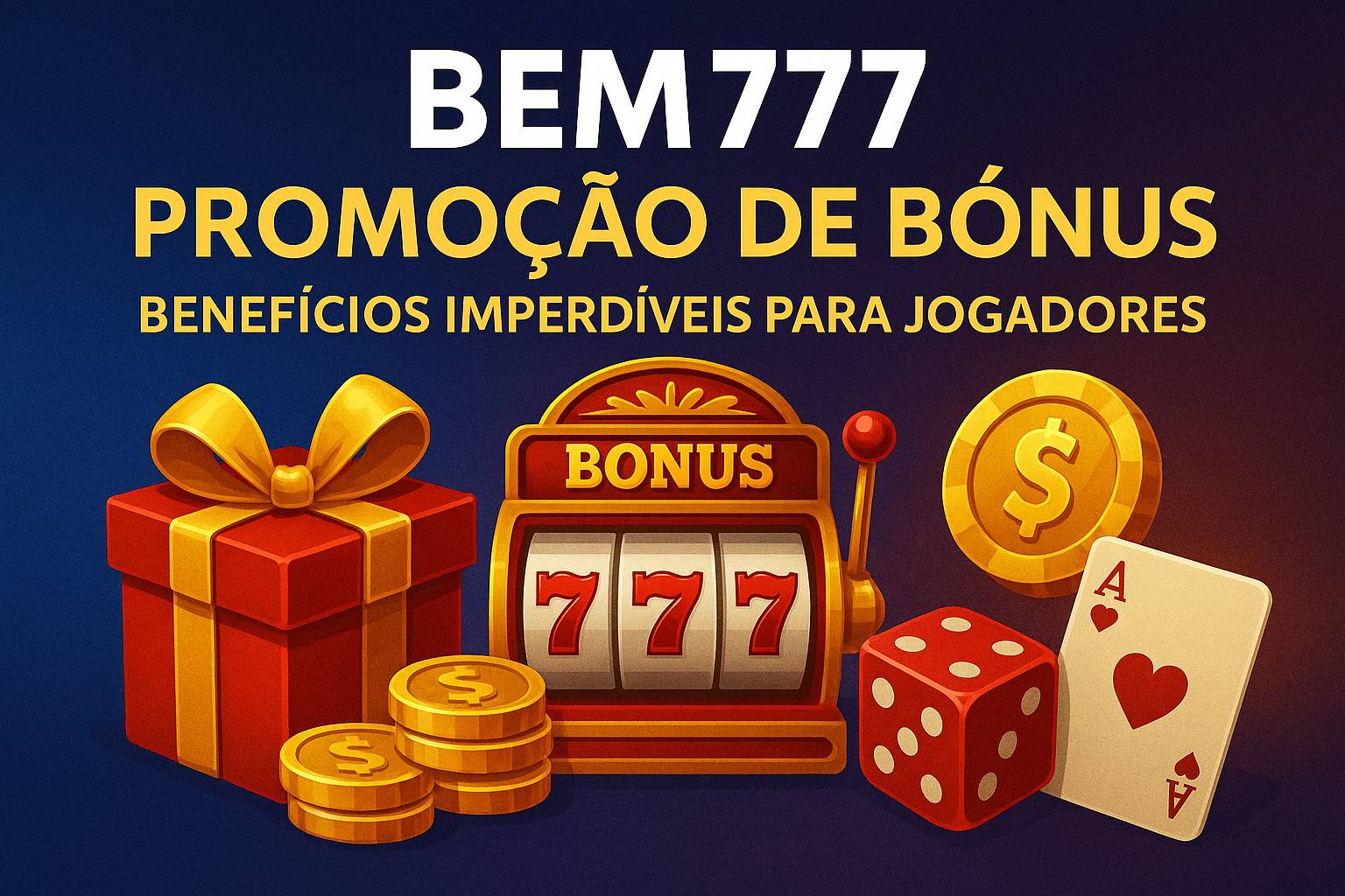 O bônus promocional BEM777é uma ótima maneira de começar sua aventura