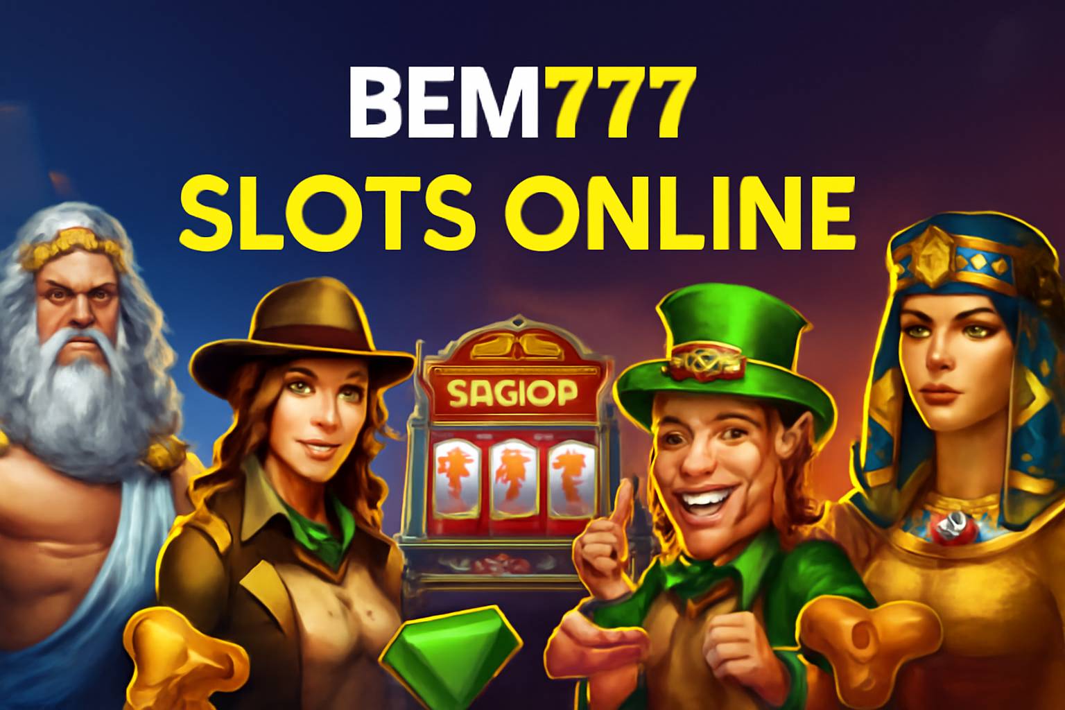 Explore o mundo das slot machines no BEM777Casino